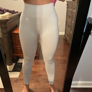 Vital Seamless Light Gray Marl Leggings (Medium)